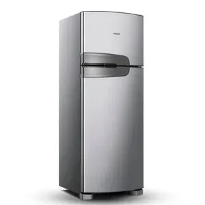 Heladera Whirlpool No Frost WRM39CK de acero inoxidable con montaje superior de 340 lts