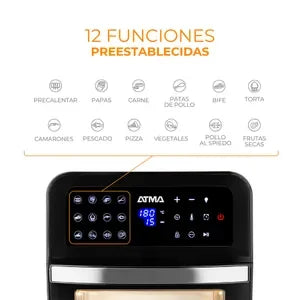 Aire Freidora y Hornito Atma HFR582DP 11,6 Litros