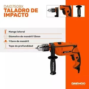 (Promoción Gumpleaños 🔥) Combo Pack Amoladora Angular + Percutor Taladro Daewoo 750w