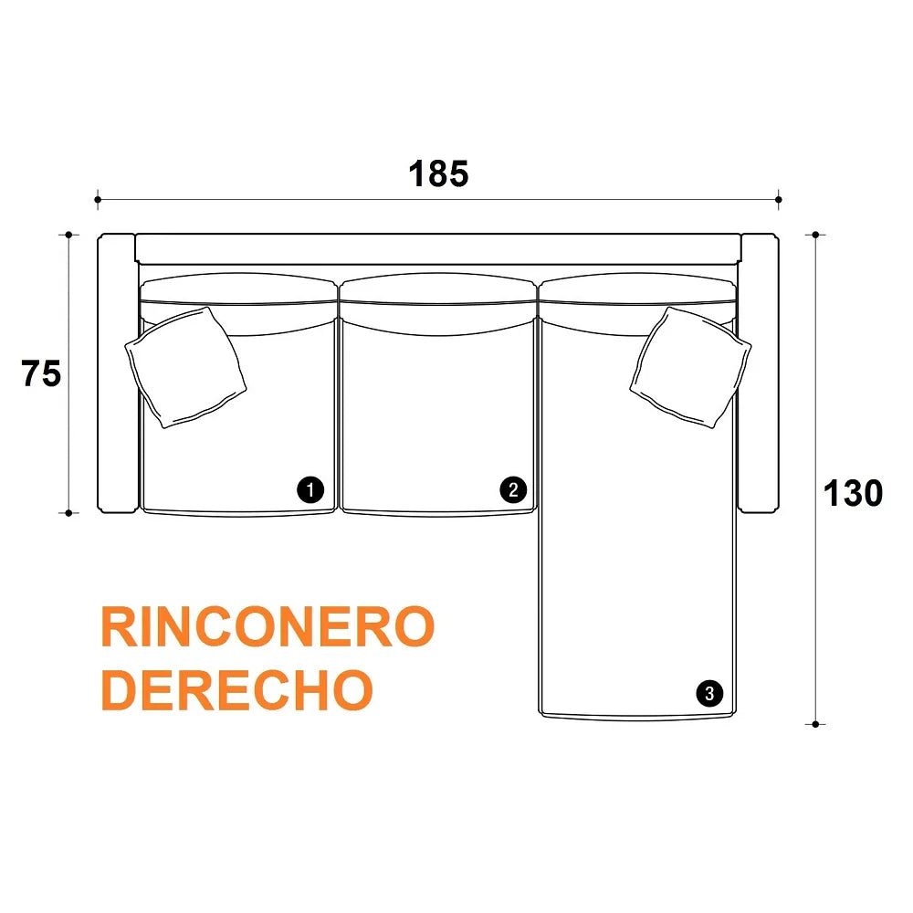 (Promoción 🔥) Sillon de 3 Esquinas Esquinero Convertible Madera Americana Chenilla Gris