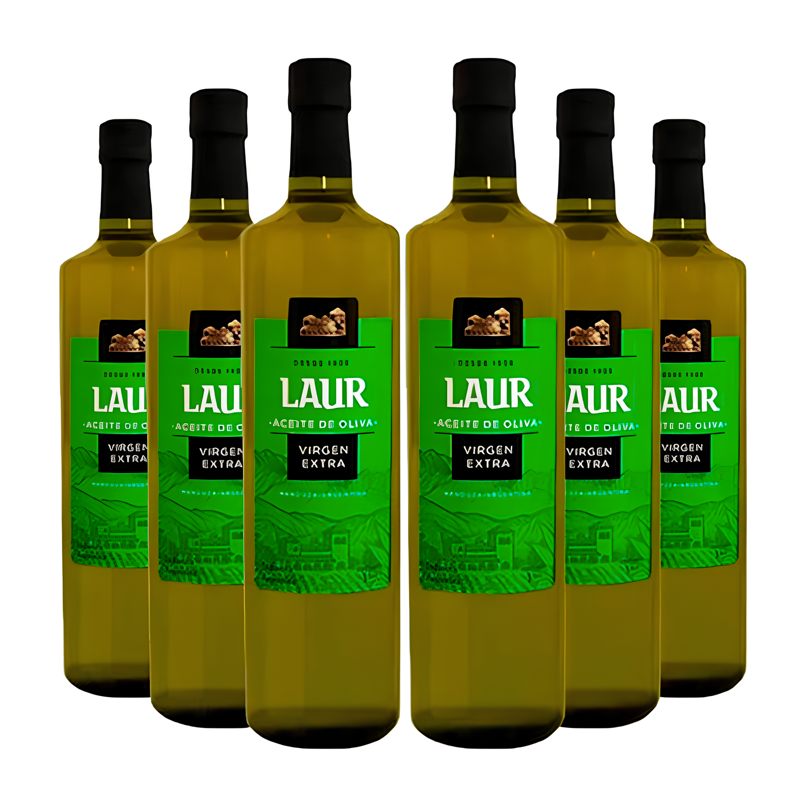 Aceite de Oliva Virgen Extra Laur 1L – Caja x6 Unidades
