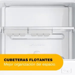 Heladera Whirlpool No Frost WRM39CK de acero inoxidable con montaje superior de 340 lts