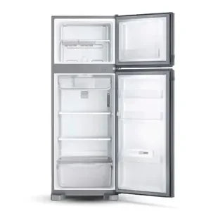 Heladera Whirlpool No Frost WRM39CK de acero inoxidable con montaje superior de 340 lts
