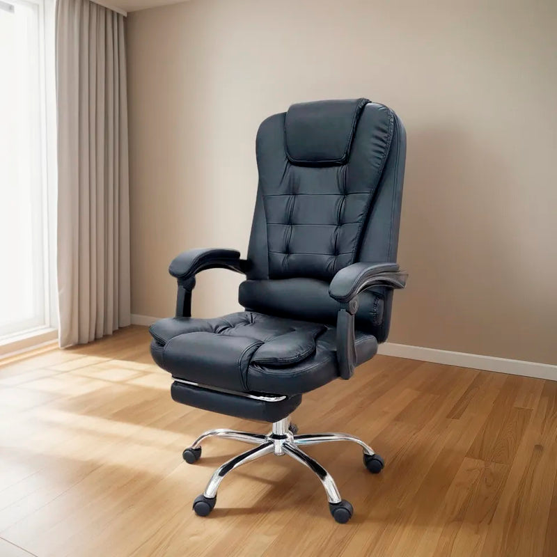 Stephan Presidential Massager Oficina Silla - Desillas Color Negro