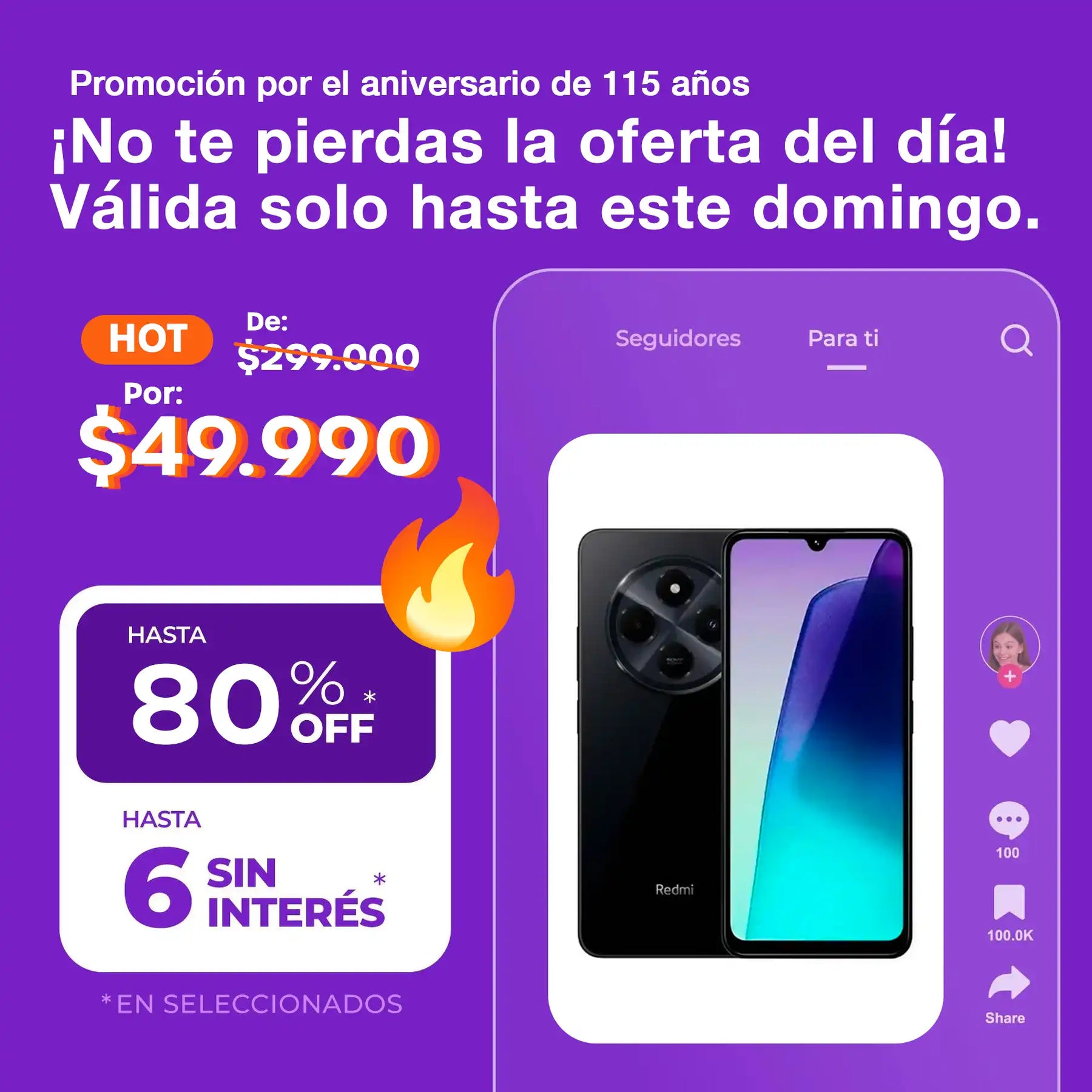 (Promoción de cumpleaños 🔥) Xiaomi Redmi 14C Dual Sim 8 GB RAM (4 + 4gb) 128 GB Negro