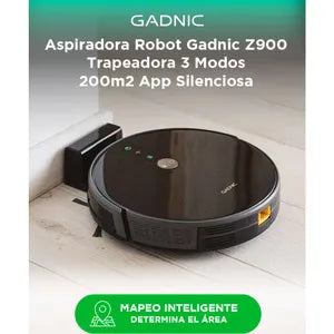 (Promoción de cumpleaños 🔥) Aspirador de pó robô inteligente 115 W com WiFi e 3 modos, base preta 