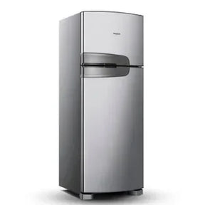 Heladera Whirlpool No Frost WRM39CK de acero inoxidable con montaje superior de 340 lts
