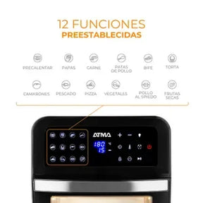Aire Freidora y Hornito Atma HFR582DP 11,6 Litros