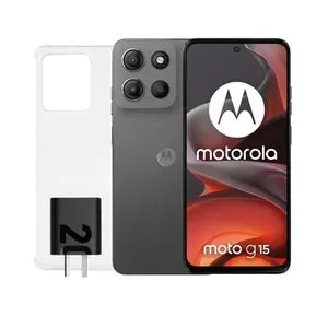 Celular Motorola G15 4GB 128GB Gris Gravedad