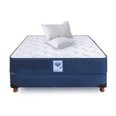 Colchón y Sommier de Espuma Spring Air 2 Plazas 140x190cm + Cojines