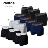 12 Boxers Cortos, Polo Sur, Máxima Calidad. Precio Mayorista