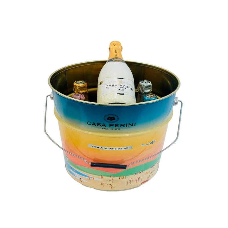 Cubo de vino espumoso Casa Perini Variedades – 7 botellas de 750 ml