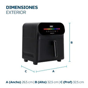 (Promoción de cumplimiento🔥) Freidora de aire digital 6L Philco FR256PHP