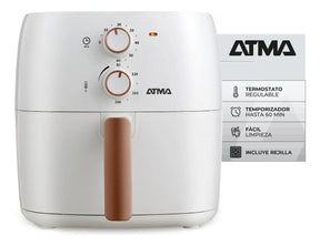-Freidora De Aire Atma Fr60mabp 1300 W 6.5 L Con Temporizador 
