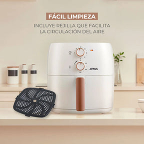 -Freidora De Aire Atma Fr60mabp 1300 W 6.5 L Con Temporizador 
