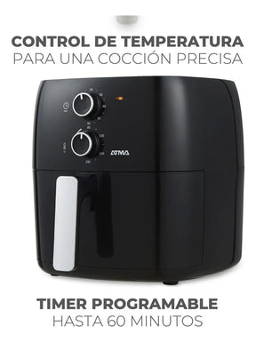 Freidora De Aire Atma Fr60mabp 1300 W 6.5 L Con Temporizador-