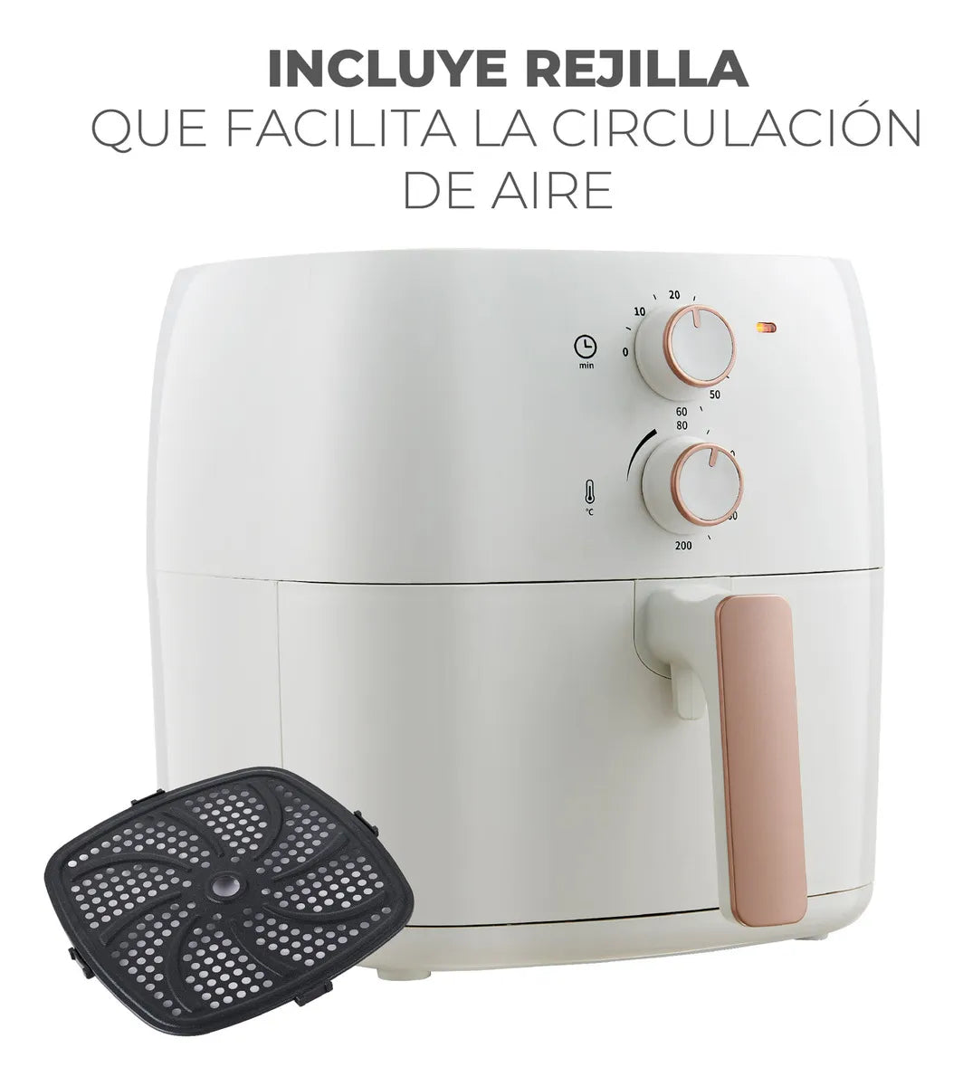 -Freidora De Aire Atma Fr60mabp 1300 W 6.5 L Con Temporizador 