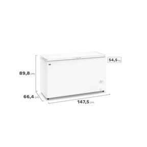 (Promoción 🔥) Congelador Horizontal Gafa Blanco Inverter 402lts FGHI400B-XL 
