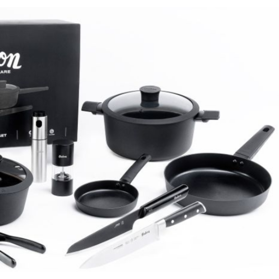 (Promoción 🔥) Batería de Cocina Diaria Hudson 14 Piezas