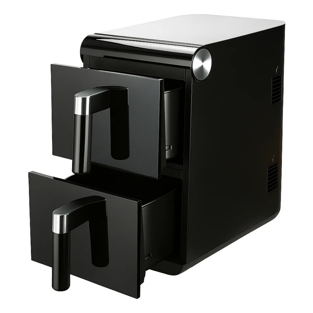 (Promoción 🔥) Freidora De Aire Novohome Doble Canasto 12 L Vertical 1700 W