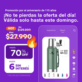 (Promo 🔥) Termo Stanley Mate-System | 1.2 lts