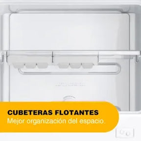 Heladera Whirlpool No Frost WRM39CK de acero inoxidable con montaje superior de 340 lts