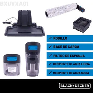 Aspiradora y trampa de polvo inalámbrica Black &amp; Decker Duo Pro Max