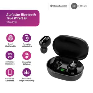 Auriculares Suzuki TWS negros