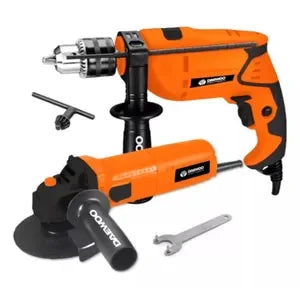 (Promoción Gumpleaños 🔥) Combo Pack Amoladora Angular + Percutor Taladro Daewoo 750w