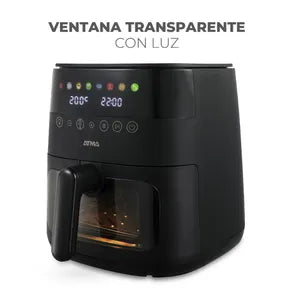Freidora de Aire ATMA con Display FR246ABP 6Lts Negra 