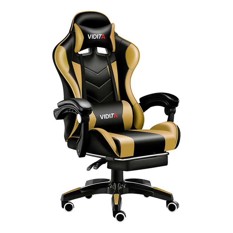 Silla Gamer Vidita Gx2000 Ergonómica Presidencial Reclinable Con Reposapiés Videojuego Pc Professional