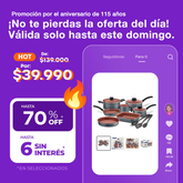 (Promoción de cumpleaños 🔥) Batería de Cocina Tramontina Turim 10 Piezas 20298/614 Negro